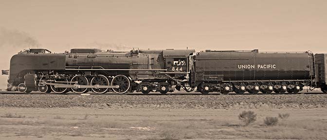 Union Pacific Steam Locomotive 844, November 15, 2011